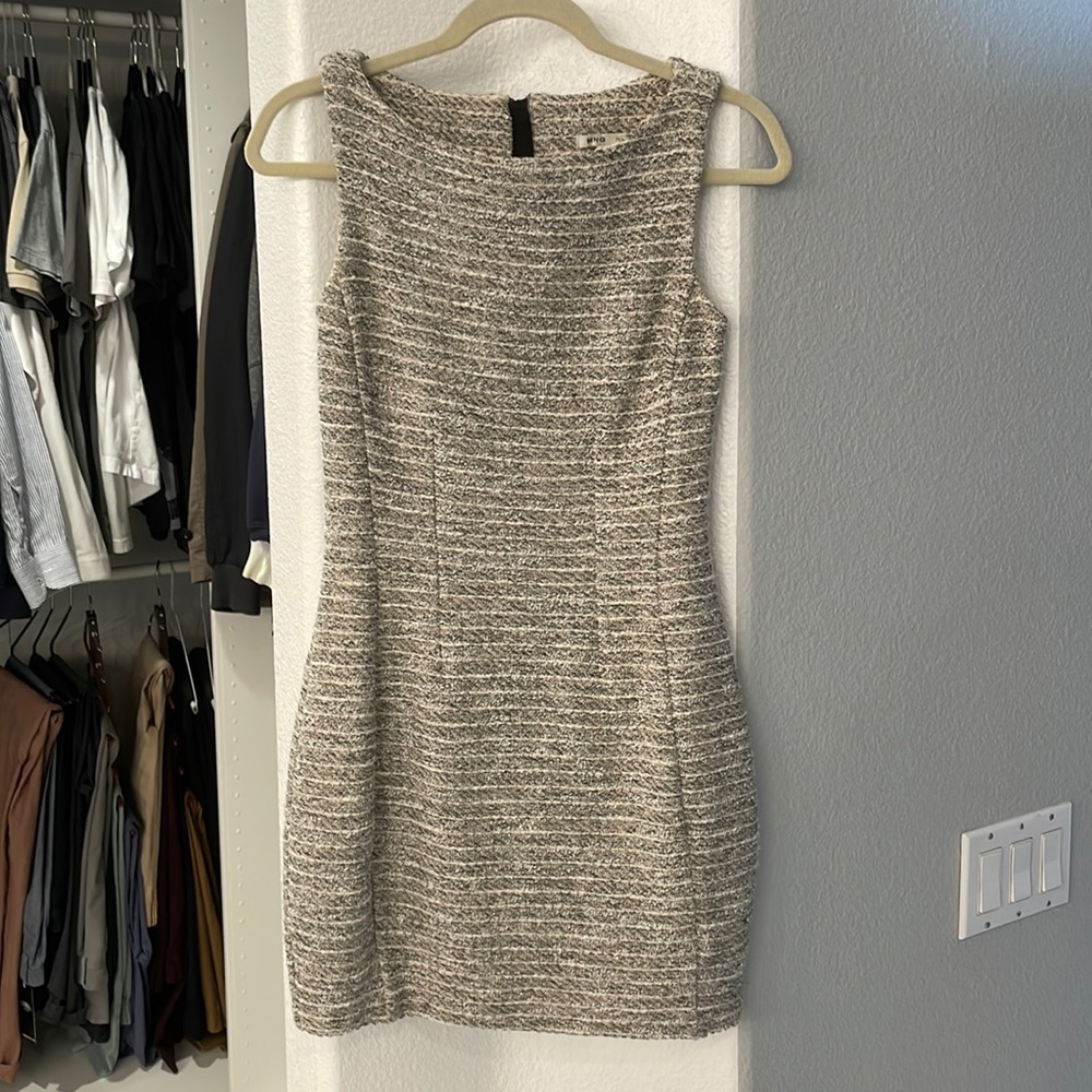 MANGO tweed dress